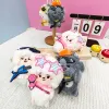 Xiyangyang Creative 4-inch plush pendant, claw machine doll, key pendant, car schoolbag hanging decoration, gift, cartoon transformation keychain, dress-up doll pendant, plush toy, cute wholesale Application Scenario